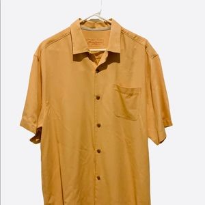 Tommy Bahama men’s 100% silk button down shirt L